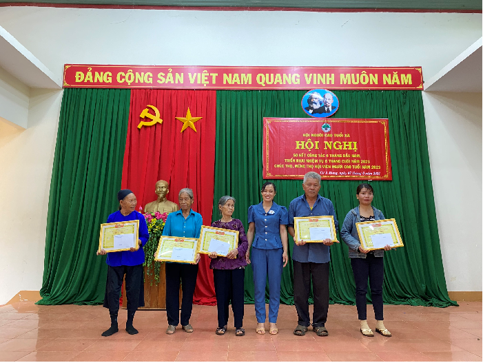 Hội Người cao tuổi xã Cư A Mung tổ chức hội nghị sơ kết 6 tháng đầu năm và triển khai phương hướng, nhiệm vụ 6 tháng cuối năm 2023